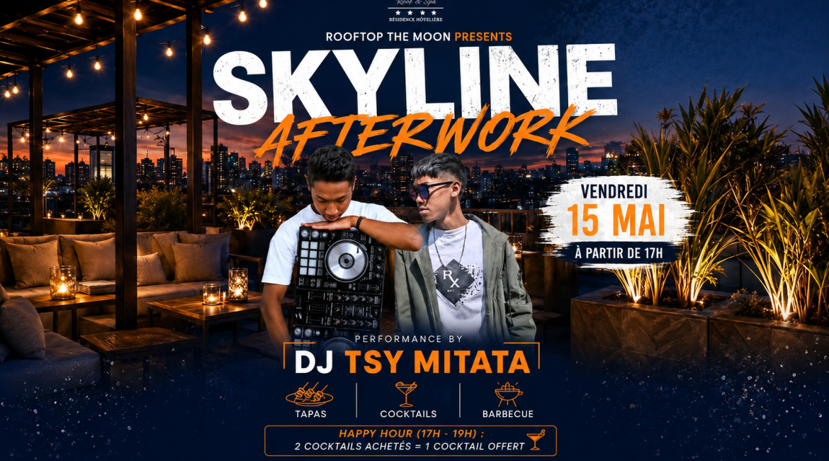 Le rooftop s’enflamme ce vendredi !